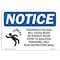 Signmission OSHA Sign, Hazardous Voltage Will Cause With Symbol, 10in X 7in Rigid Plastic, 7"W, 10" L, Landscape OS-NS-P-710-L-13332 - alternate 1